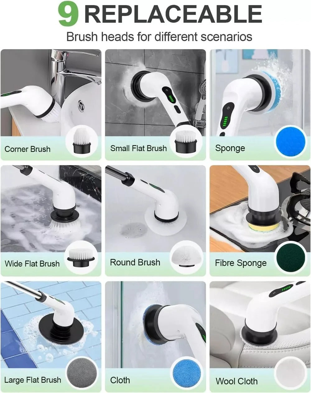 Velnovita CleanGo™ Pro Spin Scrubber