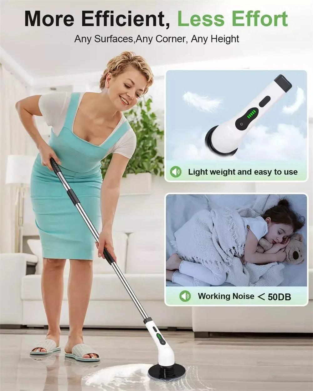 Velnovita CleanGo™ Pro Spin Scrubber